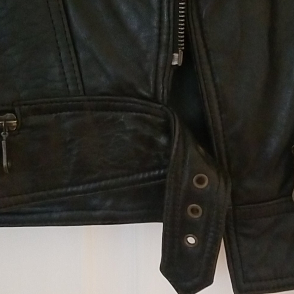 Vintage Biker / Bomber leather Jacket - Picture 2 of 7